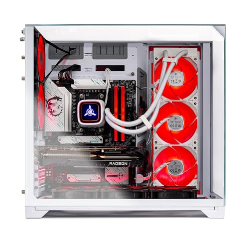 Image of Skytech Gaming O11 Vision Gaming PC, AMD Ryzen 7 9800X3D 4.7GHz, AMD RX 9070XT 16GB, 2TB Gen4 NVMe SSD, 32GB DDR5 RAM 6000, 850W Gold ATX 3 PSU, 360 ARGB AIO, Wi-Fi, Win 11, Desktop
