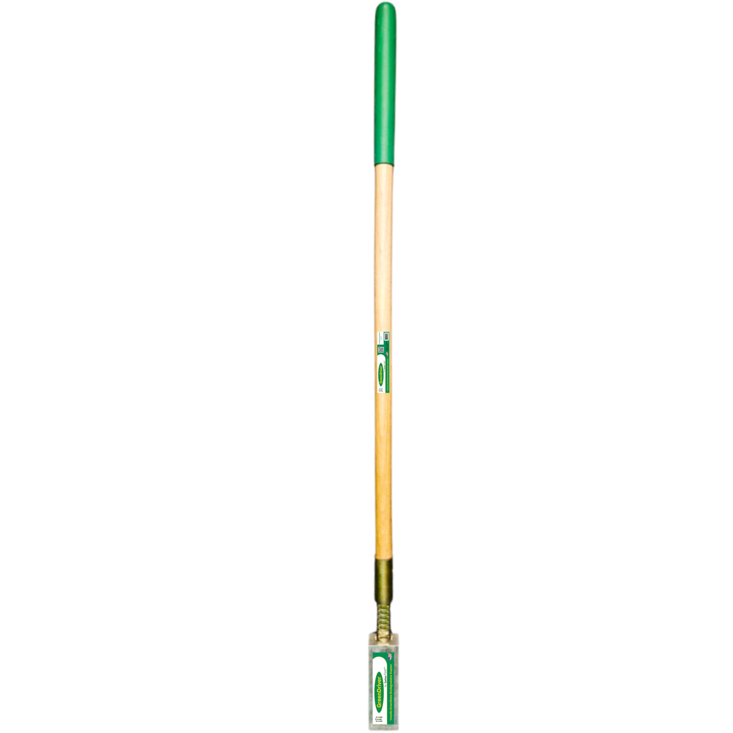 GreenDriver Installation Tool for Biodegradable Staples – Contractor Grade, Fits 4" & 6" GreenStake Staples – Fast Single-Load Staple Driver for Erosion Blankets, Turf, and Landscape Fabric
