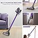 Cordless Vacuum, ONSON Cordless Stick Vacuum Cleaner, 250W Powerful Cleaning Lightweight 2 in 1 Handheld Vacuum with Rechargeable Lithium Ion Battery