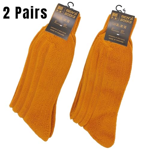 Monk Socks, Two Pairs, Crew Socks, Thick and Soft, Winter Warm, Offering Dedicated to Buddhist Monks Priest Novice Abbot Thai Thailand Laos2