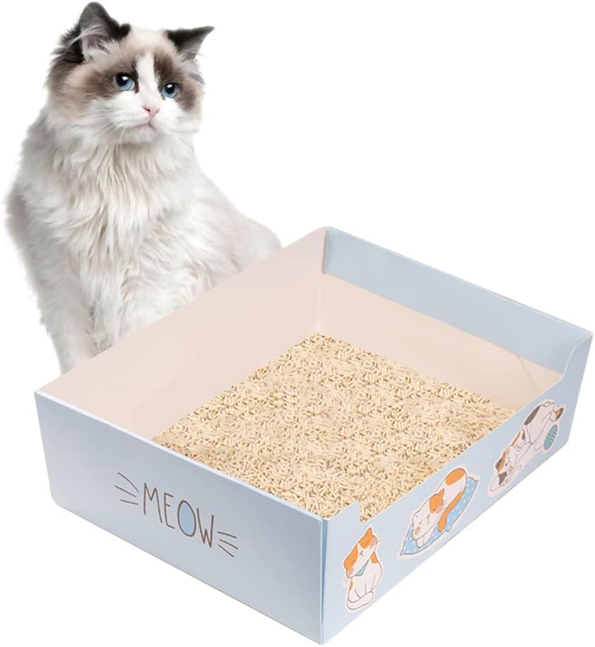 Disposable Litter Boxes for Cats Dense and Sturdy For Use