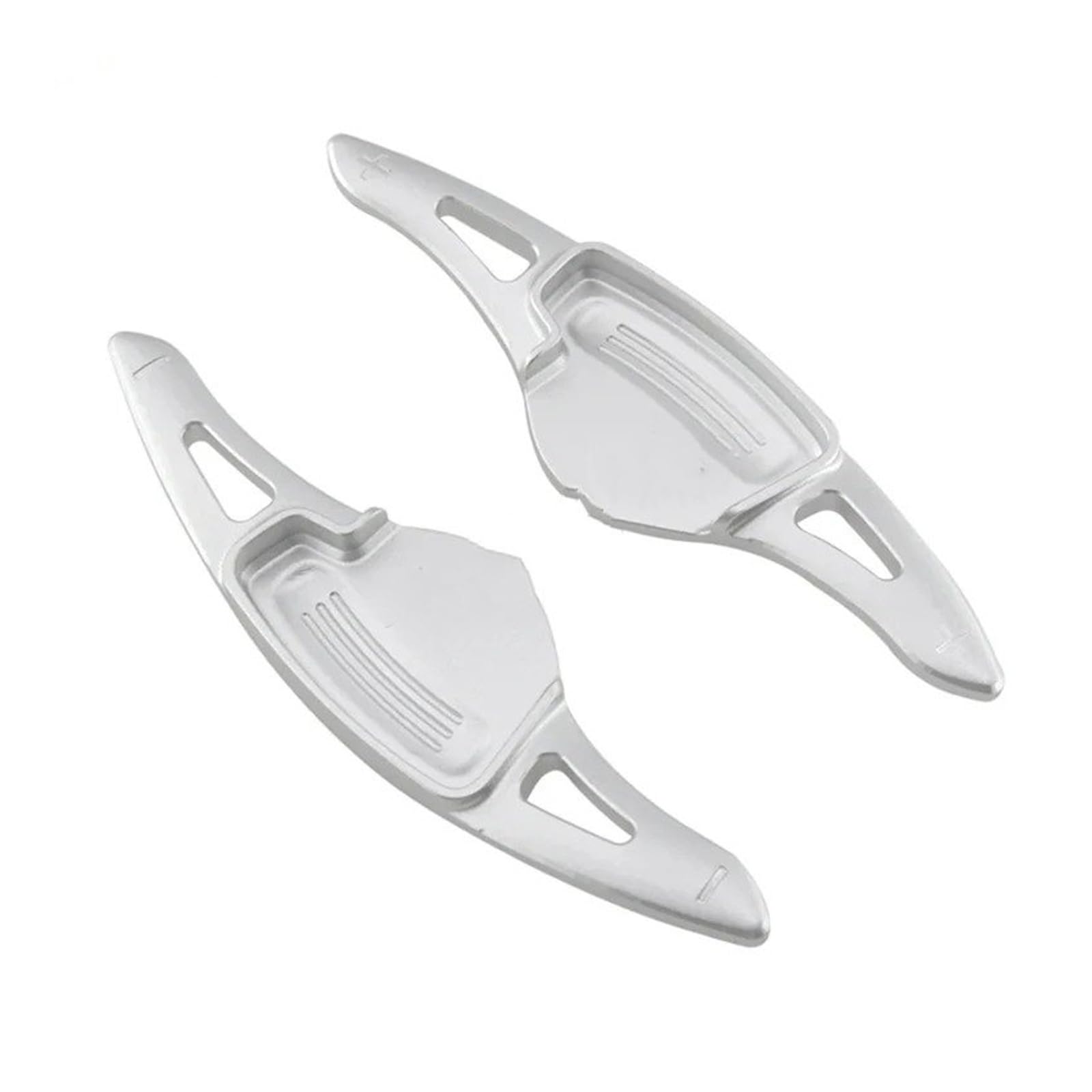 Zhangzhengyao Silver Car Steering Wheel Shifter Paddle For Hyundai For Genesis For Dh For G80 2014 2015 2016 2017 2018 2019 2020 Steering Wheel Paddle Extension Shift Cover(Silver)