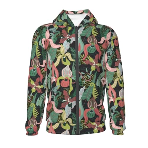 Jungle Kid Hoodies Boys Zip Up Sweatshirts Girls Pullover with Pocket2