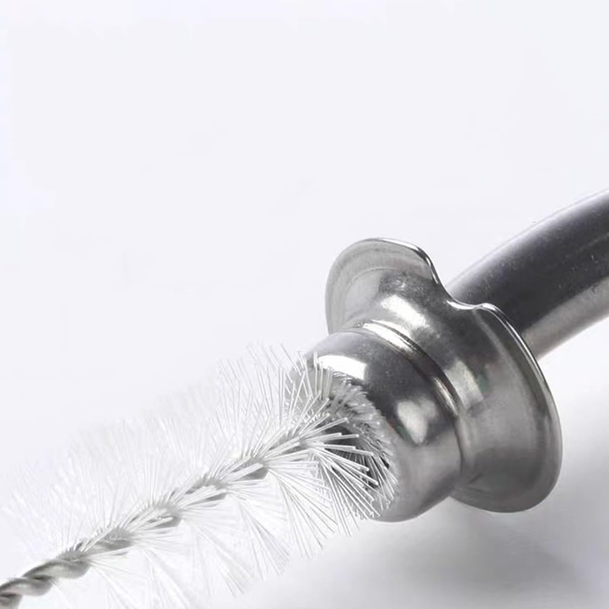 Spazzole sterili per tracheostomia, 10 Pezzi di spazzole per Tubi faringei, Spazzola per la Pulizia dei Tubi con setole in Nylon per Forniture per tracheostomia,8mm