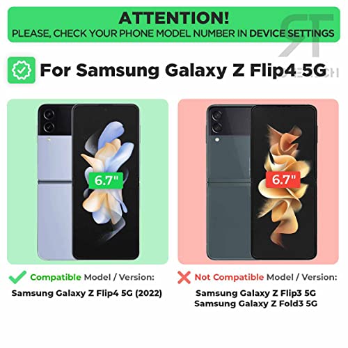 Rome Tech SGZFLIP4.SHD.BK Belt Clip Phone Case For Samsung Galaxy Z Flip 4 5G - Slim Heavy Duty Rugged Slide Hip Holster Cover Compatible thumb #6