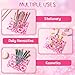 Sanwuta 100 Pcs Breast Cancer Awareness Cosmetic Bags Gifts EVA Travel Pink Ribbon Design Heart Toiletry Makeup Bags for Women Cancer Survivor and Charity Party Gifts
