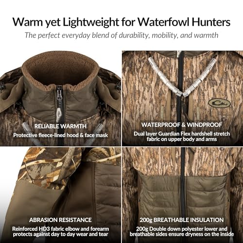 Drake Waterfowl® LST Guardian Flex™ Double Down Eqwader™, Waterproof and Breathable Insulated Hunting Jacket3