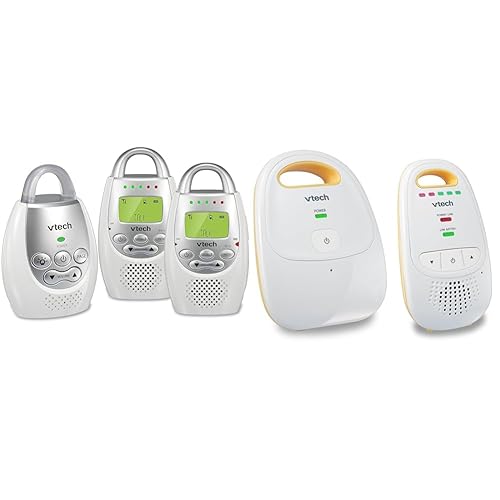 VTech Paquete de monitores de audio para bebés con alcance de hasta 1,000 pies y batería recargable | 2 unidades para padres
