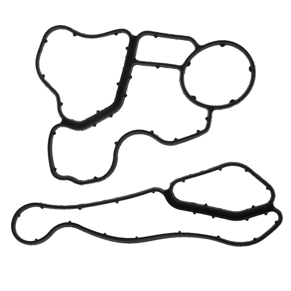 Engine Oil Filter Adapter Housing Gasket & Cooler Seal Set