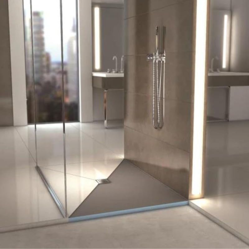 Receveur de douche à carreler 120 x 90 WEDI Fundo Primo rectangle écoulement centré + bonde horizontale