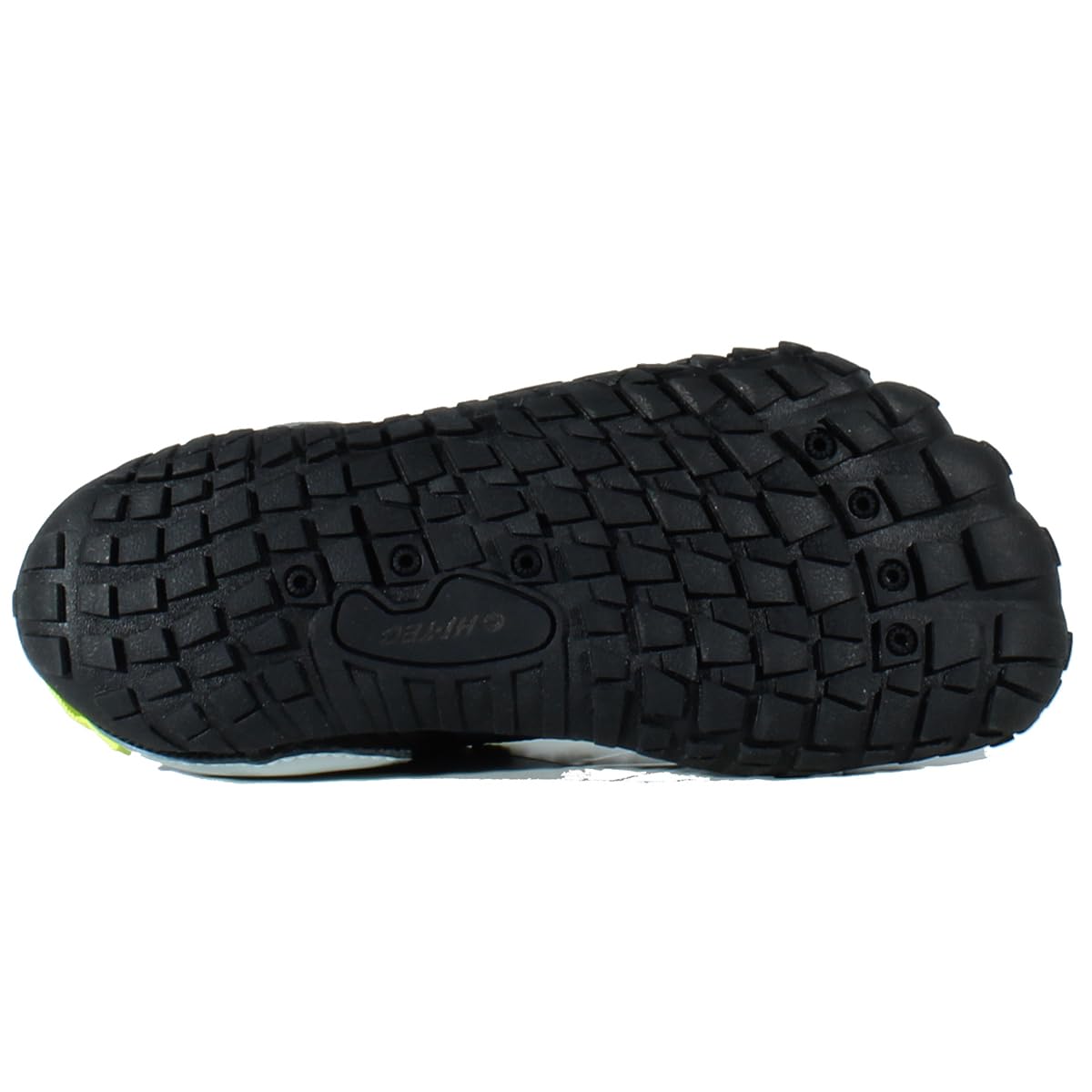 HI-TEC Zapatillas Barefoot Niño Abyss Junior Deportivas Montaña Senderismo Calzado Respetuoso Minimalista Transpirable Flexible Black-Lime 30