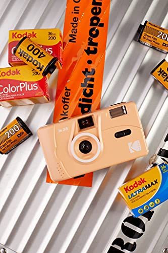 Kodak M38 35mm Film Camera - Focus Free, Powerful Built-in Flash, Easy to Use (Grapefruit) - Thumbnail 6