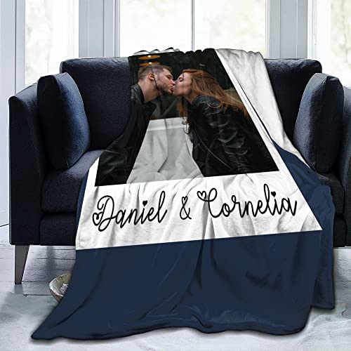 Easycosy personalisierte Decke für Paare - Geschenke für Sie Frauen Benutzerdefinierte Bild ersonalisierte Foto Kuscheldecke für Freundin… – Ansicht 6