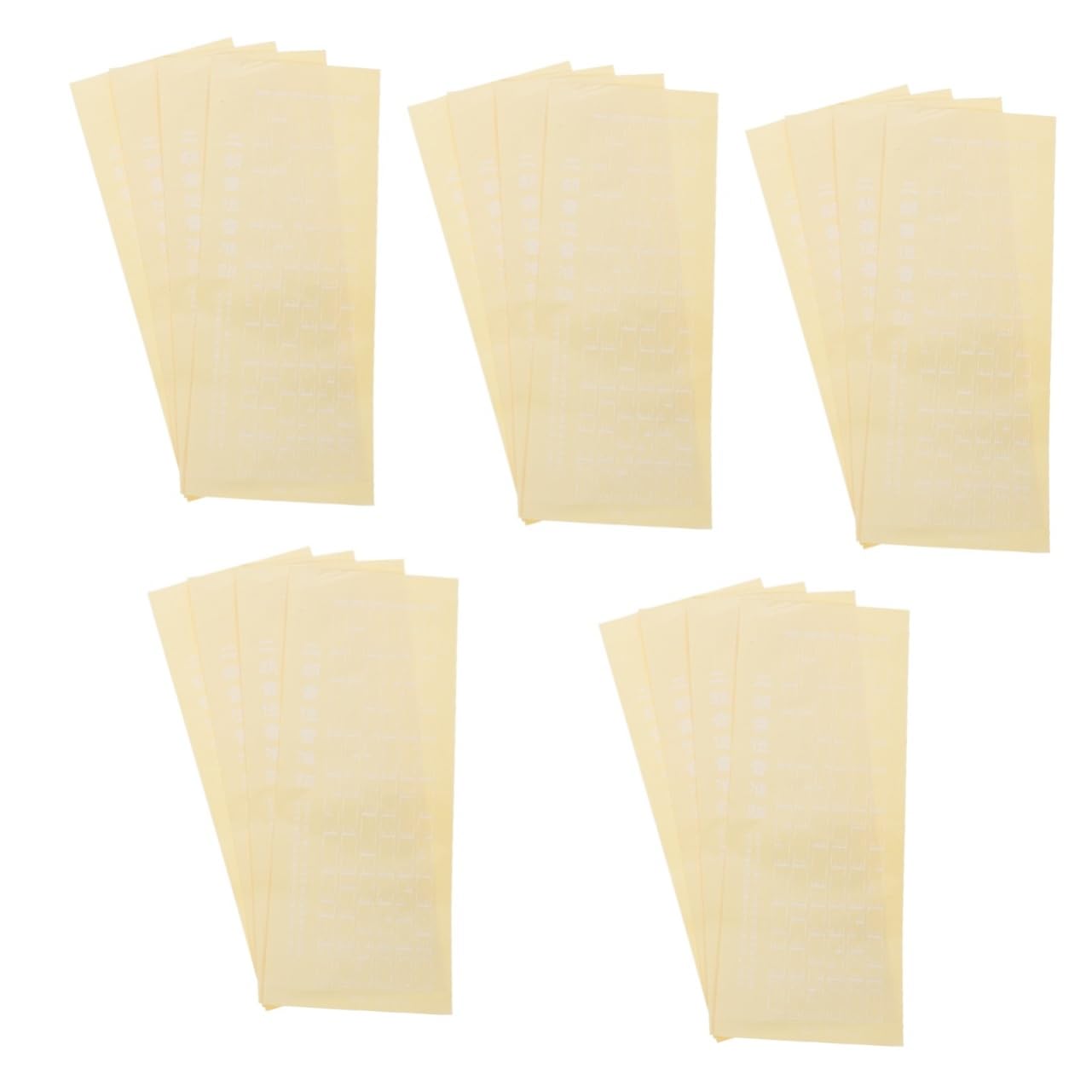 HEMOTON 20 Fogli Erhu Suono Adesivi Erhu Nota Mappa Chitarra Scale Poster Chitarra Decalcomanie Erhu Tastiera Non Mappa Adesivi Erhu Pratica Accessorio Violino Adesivi Chitarre Pvc