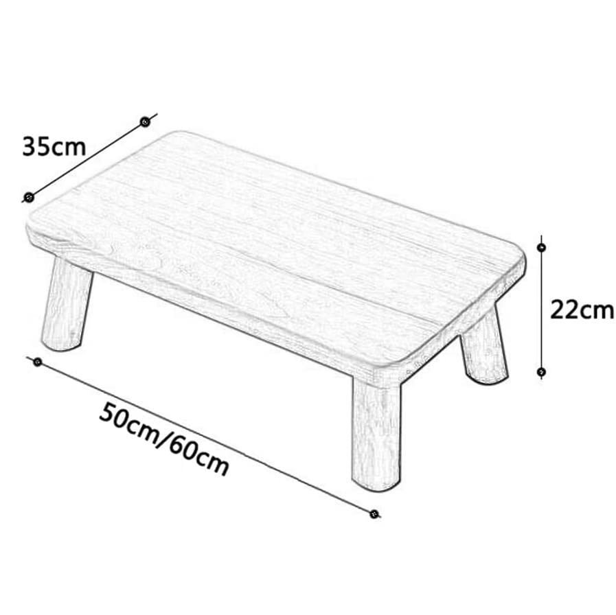 Petite table carrée pour aménagement de petits espaces bas - 6