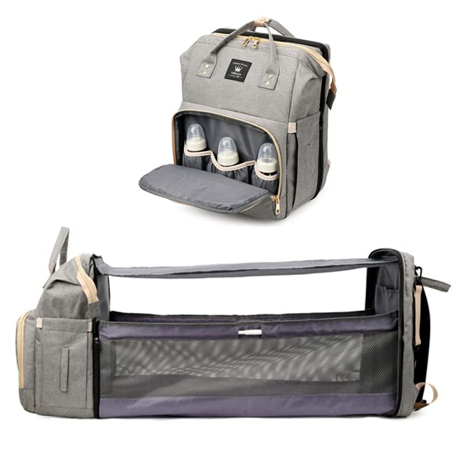 INDIROCKS Diaper Bag Backpack Foldable Mummy Bag bagpack Waterproof, Washable for Girls and Boys