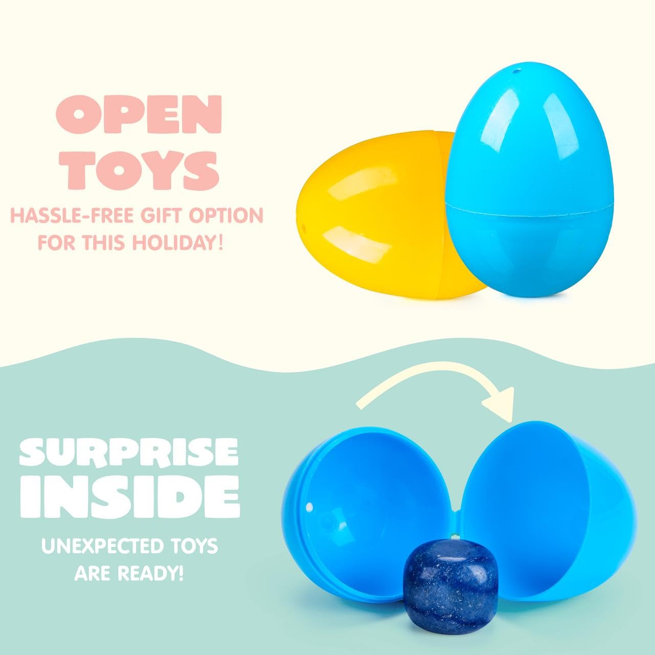 JOYIN Huevos de Pascua con Piedras Preciosas 12 Unidades