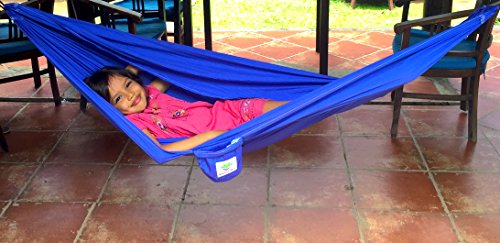 Hammock-Bliss-Sky-Kid-Hammock-Kids-Hammock-Small-Camping-Hammock-Kids-Camping-Gear-IndoorOutdoor-The-Ideal-Starter-Hammock-for-Kids