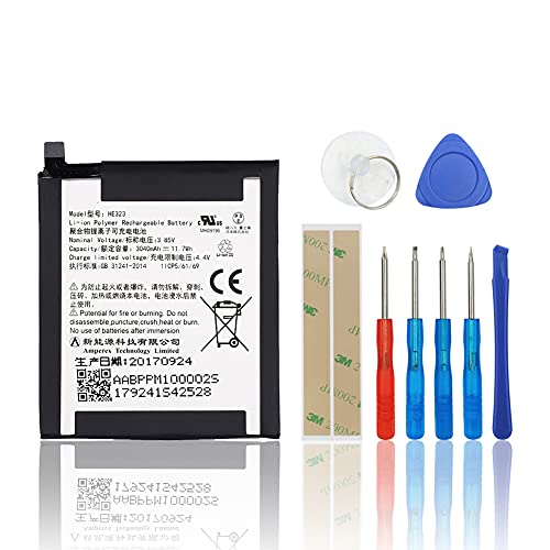 ✔ 【Kit di attrezzi gratuito】 Vi offriamo un kit di strumenti di ricambio gratuito per sostituire la batteria del telefono. Contenuto della confezione: 1 sostituzione della batteria e 1 kit di attrezzi di ricambio.