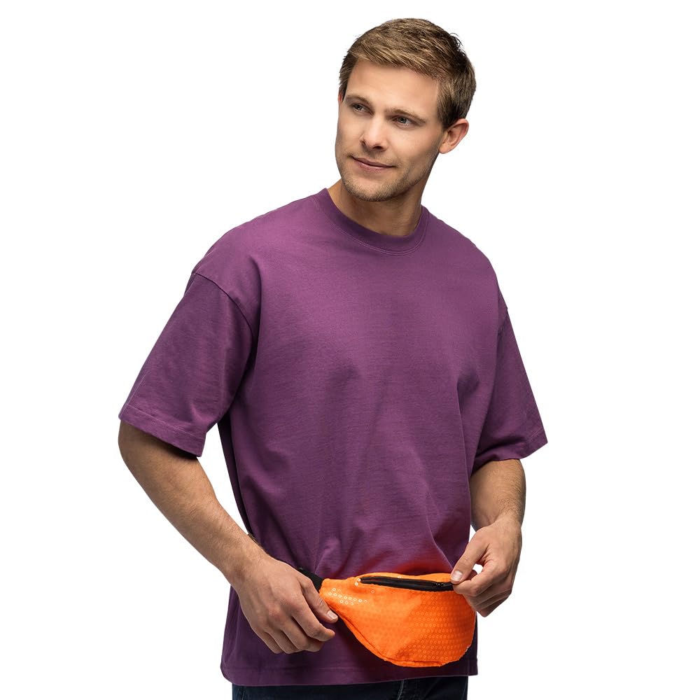 Boland Unisex's 36023 Neon Orange Belt Bag, Standard Size