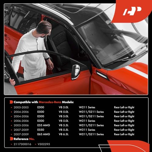 Tope de correa para puerta trasera Mercedes-Benz Clase E 2003-2009 3