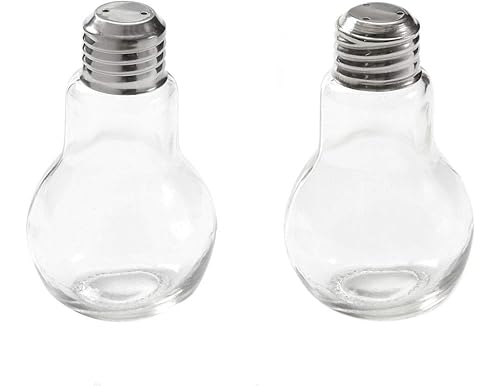 Lightbulb-Shaped Salt and Pepper Shakers: An Elegant Touch to Every Kitchen