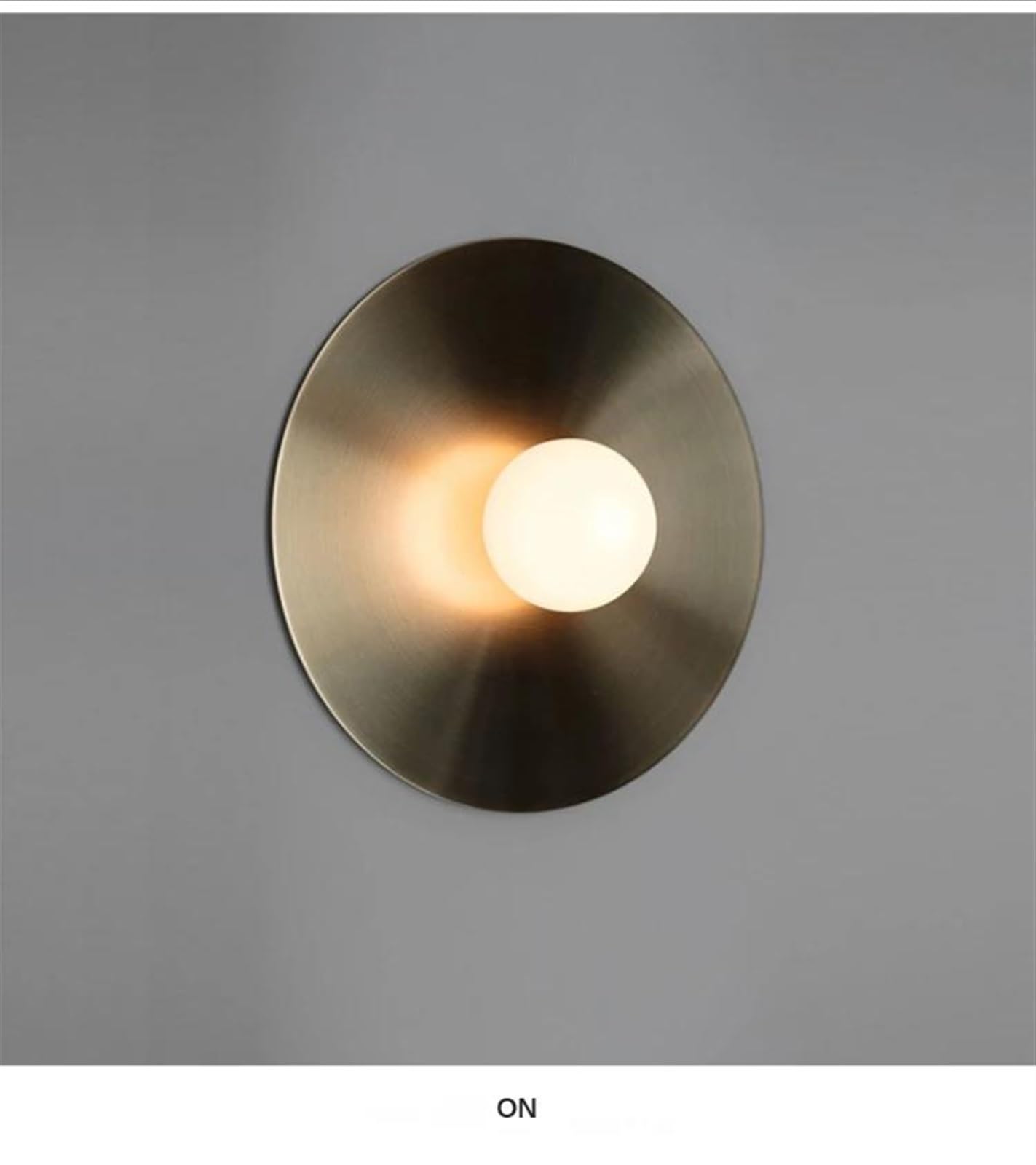 Nowoczesna lampa ścienna, okrągła i artystyczna, oprawa wewnętrzna, dekoracyjna oprawa do salonu, lampka nocna, kuchnia, przedpokój, baterie (z fajnymi żarówkami, 1 szt.)