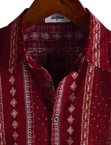 Image of VATPAVE Mens Casual Hawaiian Floral Shirts Short Sleeve Button Down Tropical Shirts Beach Summer Shirts