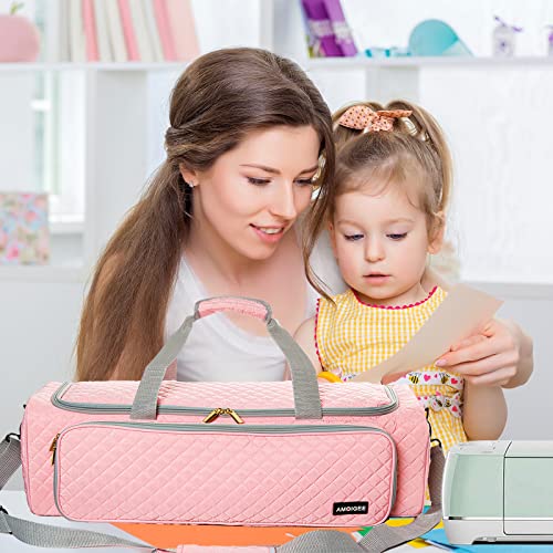 Image of Carrying Case for Cricutt Maker 4, Cricutt Explore Air 2, Cricutt Maker 3, Cricutt Explore 3, Cutting Machine, Storage Bag with Pockets for Cricutt Accessories and Suppliers