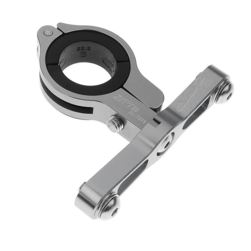 5er-Set Fahrradflaschen-Klemmhalterung für Lenker, Sattelstütze, Grau