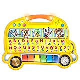 Lihgfw Leichte Touch Bus Kinder Intelligenz zweisprachig pädagogische Musik Punkt liest Baby frühe preismaschine passend for Kinder über 2 Jahre alt Spielzeug (Color : Yellow)