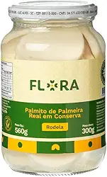 Palmito Palmeira Real Rodela Flora 300g.
