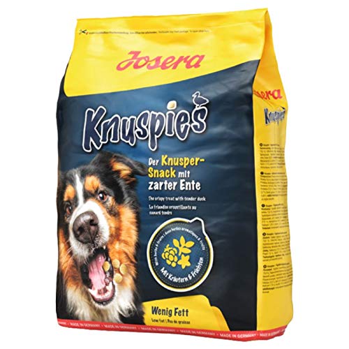 Josera 3 Stück Knuspies, 3 x 900gr - Der Knusper-Snack mit zarter Ente