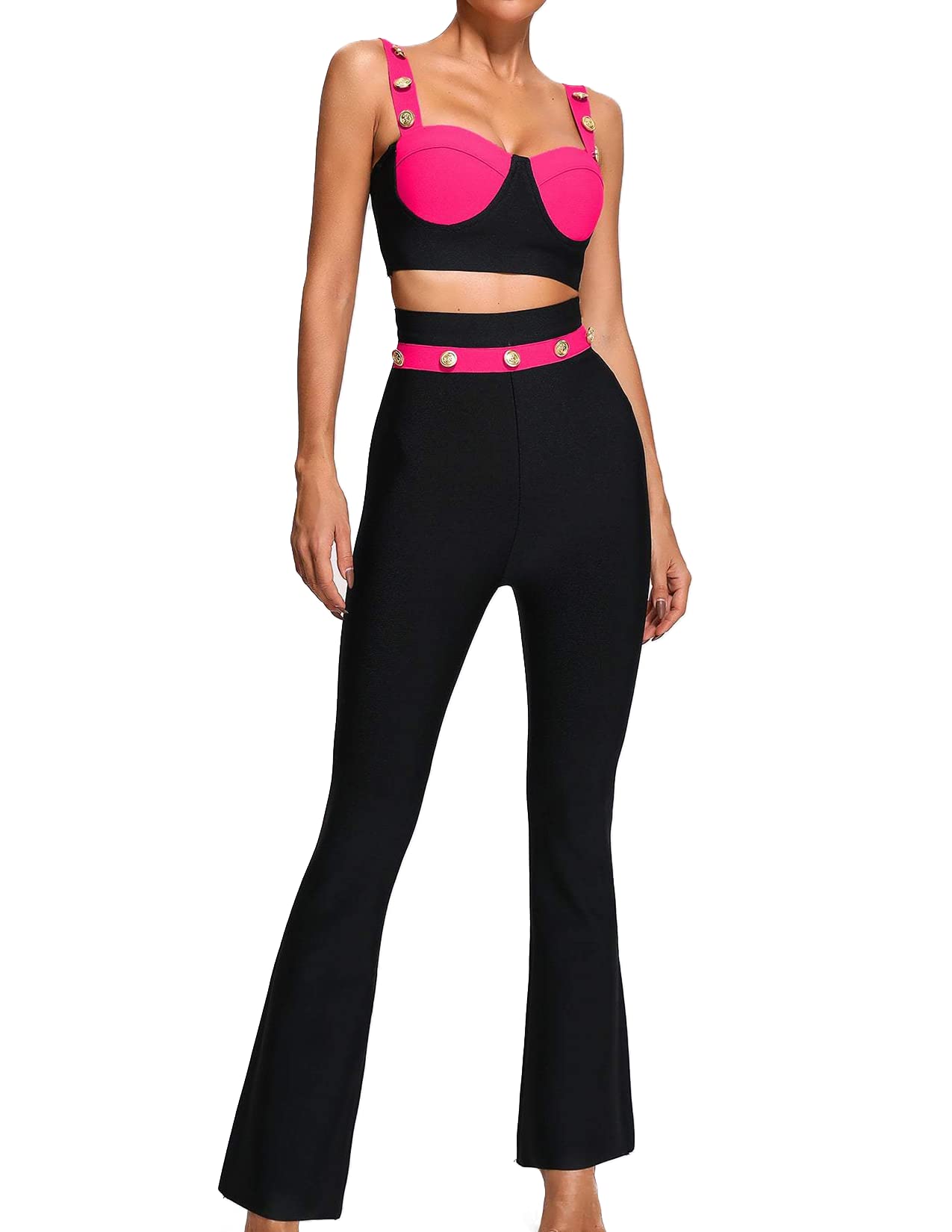 Photo 1 of BELLA BARNETT Bandage Set Stylish Set Outfits Fashionable and Trendy set Large Black