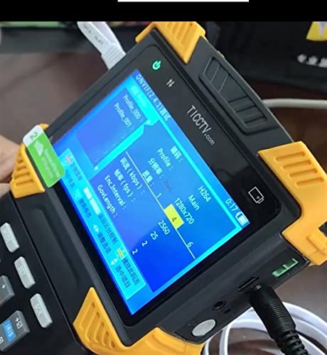 Probador de CCTV analógico e IP T71 con teclado físico y decodificación 4K 6