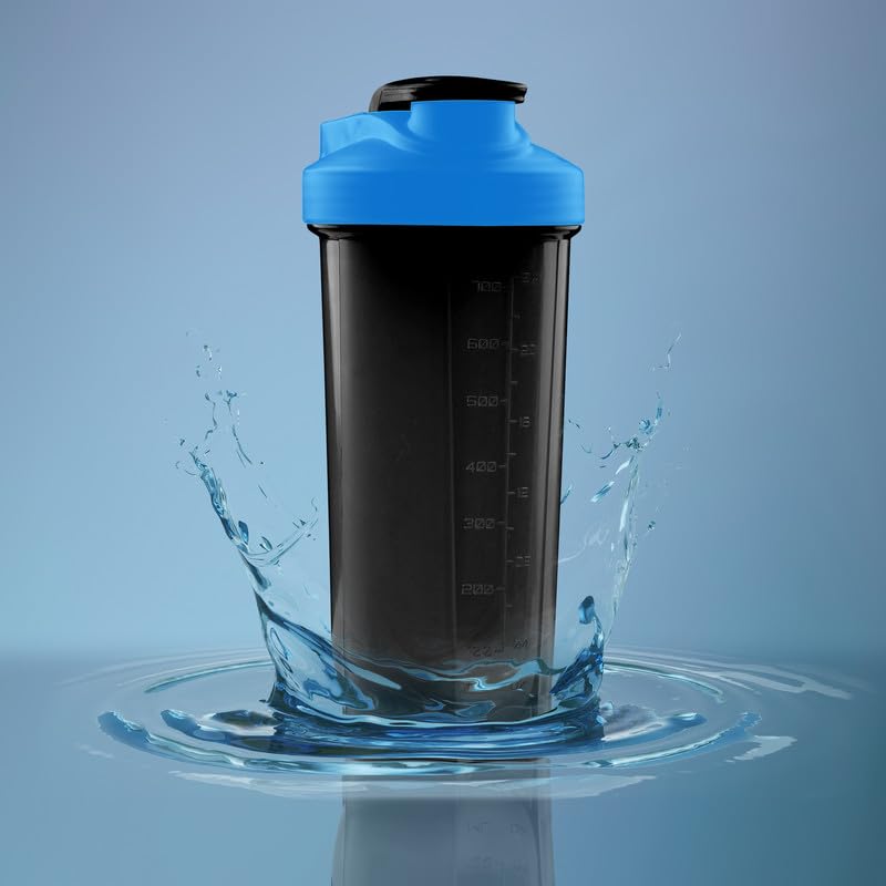 Image of Zyro Gym Shaker for Protein Shake Leakproof Shaker Bottles for Protein, Preworkout and Bcaa Shake, Protein Shaker Bottle for Gym Bottle for Men and Women BPA-Free Material Plastic, Multicolor 700 Ml