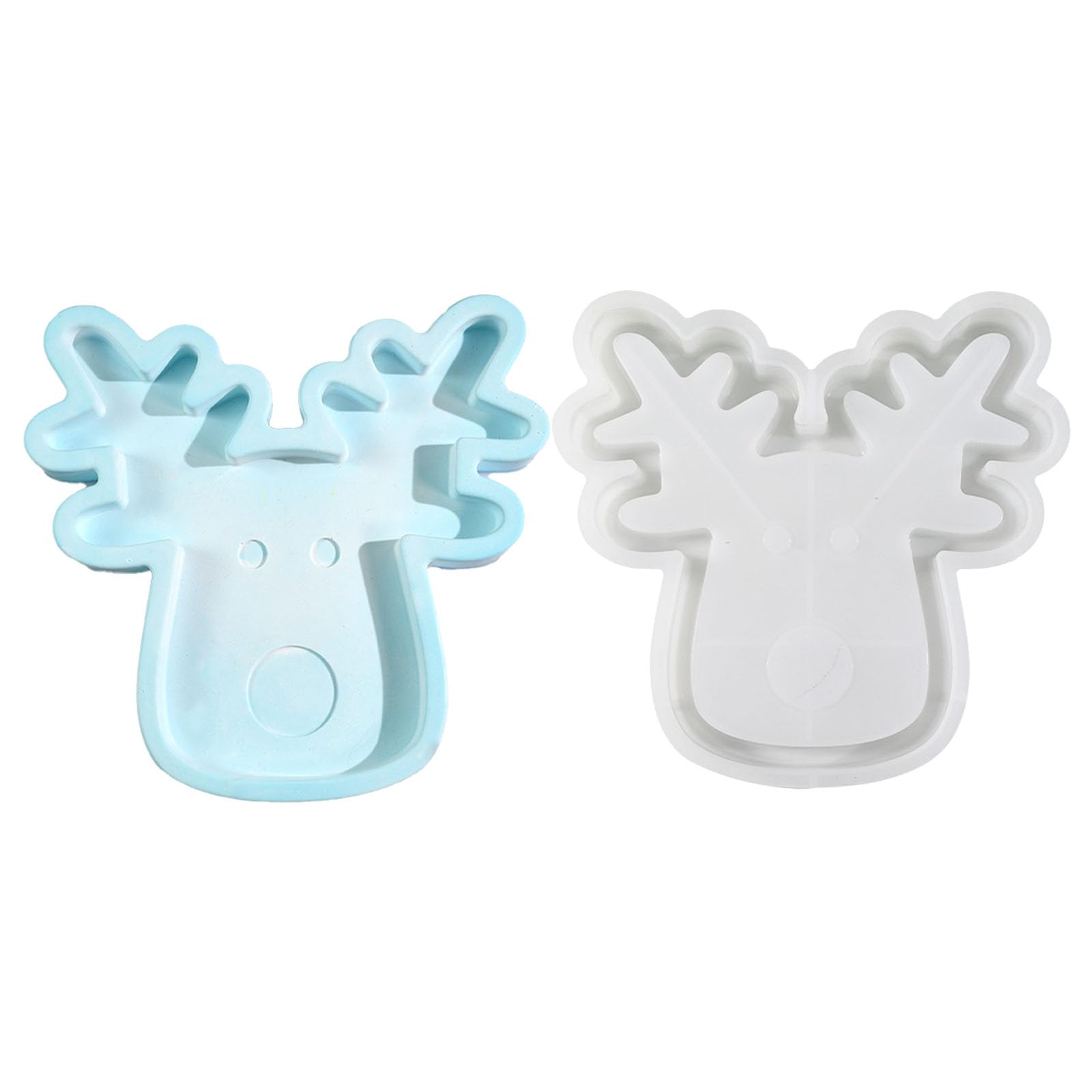 Jojnsha As Picture Showm Silicone Serving Platter Mould Christmas Deer Shaped Dish Molds Epoxy Resin Mold For Jewelry Storage Tray Making