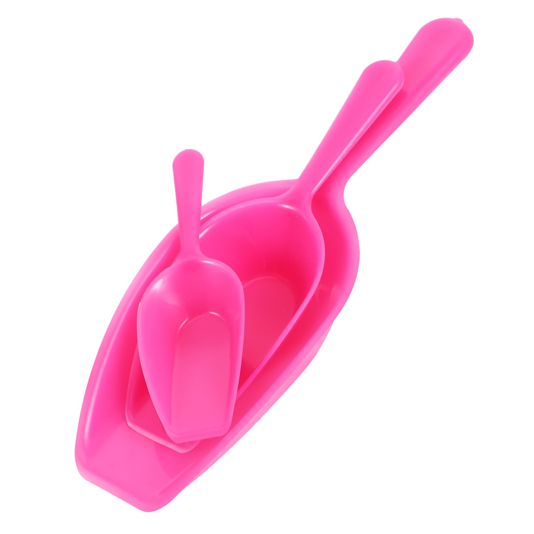 STOBOK Mini Plastic Scoops Set Bead Scoop for Jewelry Diamond Gemstone Beads Diy Craft Tool