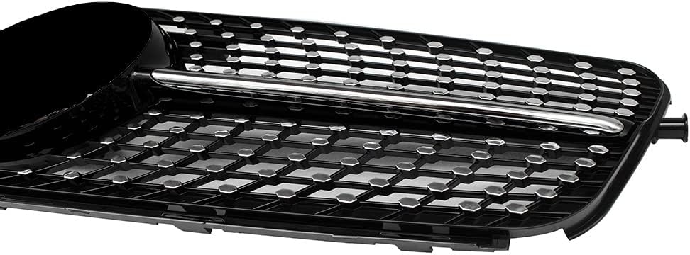 Diamond radiator front grille for Mercedes Benz C class W204 2007-2014