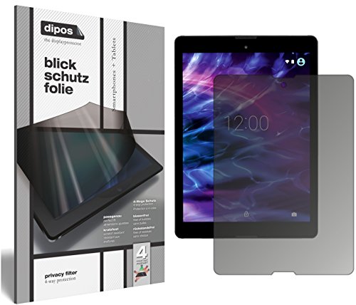 dipos I Blickschutzfolie matt kompatibel mit Medion Lifetab P9702 Sichtschutz-Folie Bildschirm-Schutzfolie Privacy-Filter