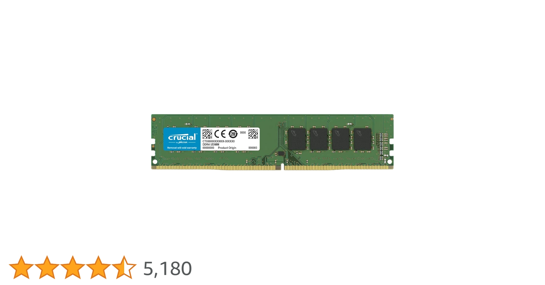 Amazon | Crucial デスクトップ用増設メモリ 8GB(8GBx1枚) DDR4 2666MT