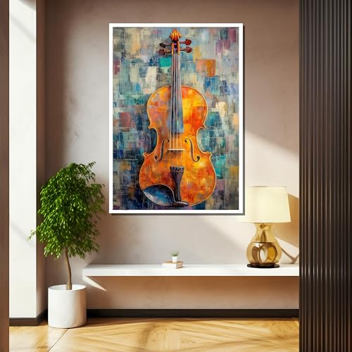 Affiches et impressions d'instruments de musique tableau violon - 3