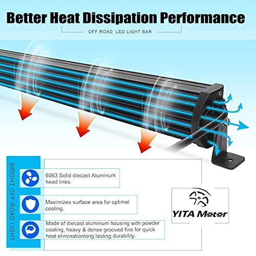 Yitamotor R-CTWLWL-0074VC 21 Inch Light Bar Offroad Spot Flood Combo Led Bar Waterproof Dual Row Led Work Light thumb #7