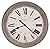 Howard Miller Paris Wall Clock II 549-457 – 30.75” Oversized Worn Aged Brown Home Decor with Quartz Movement