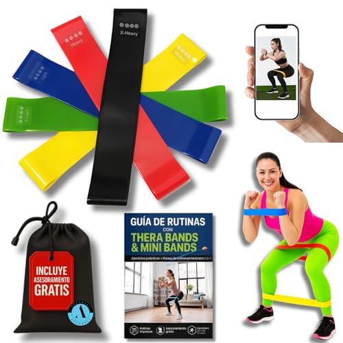 5 Gomas Elasticas musculacion-Bandas Elasticas Musculacion-Gomas Elasticas-Cintas Elasticas...