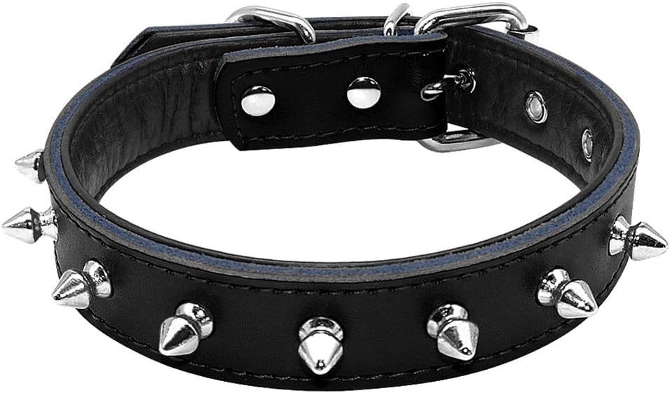 Pups Comfort Dog Neck Collar Belt | Sustainable & Eco Friendly Material Dog Collar. Leather Spike Collar Dog Training Collar Quick Release Metal Buckle (Small Size) (B0CL4NCZXW) Amazon Price History, Amazon Price Tracker