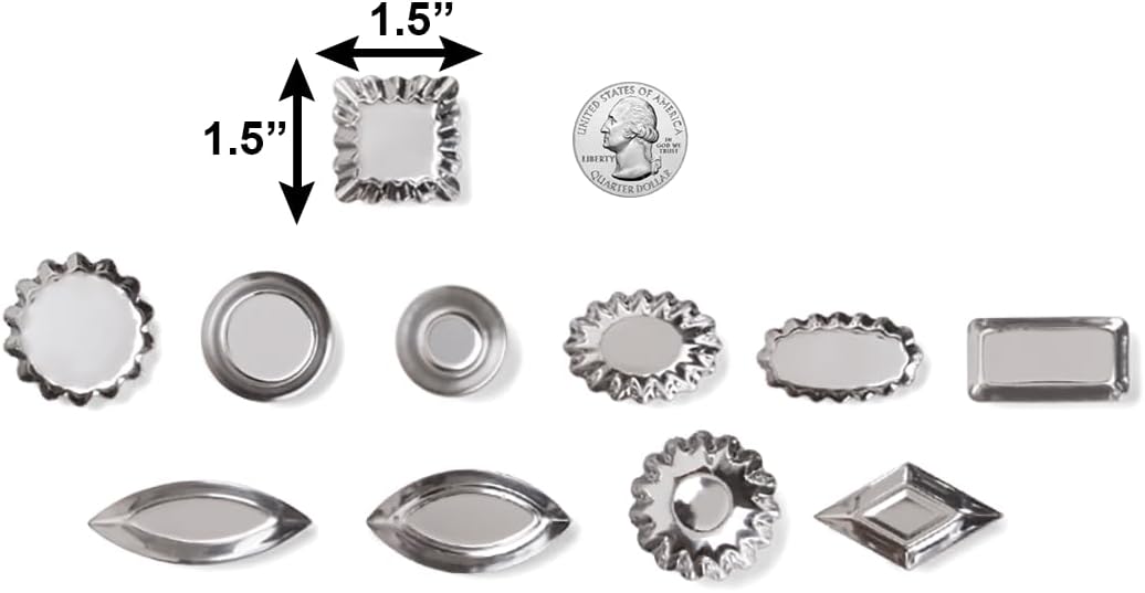 Fox Run 3620 Mini Tartlet Set, Tin Plated Steel, 36-Piece