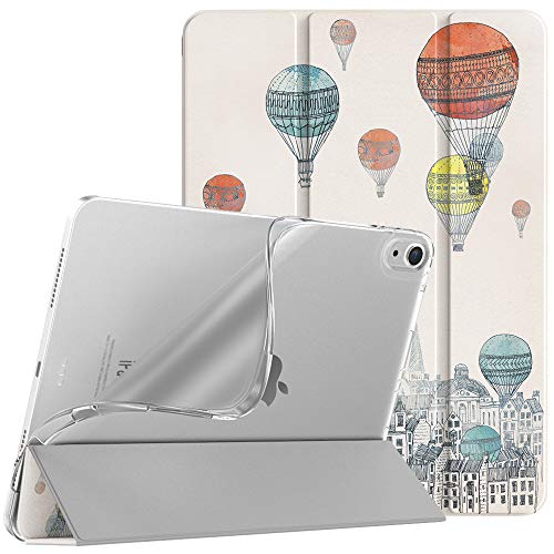 iPad air 5 ケース iPad air4 ケース 10.9インチ TiMOVO iPad Air 第5世代/第4世代 2022/2020 カバー TPU オートスリープ機能 第二世代Pencilワイヤレス充電対応 全面保護 PUレーザー 三つ折り スタンド マグネット 耐衝撃 軽量手帳型 シティバルーン