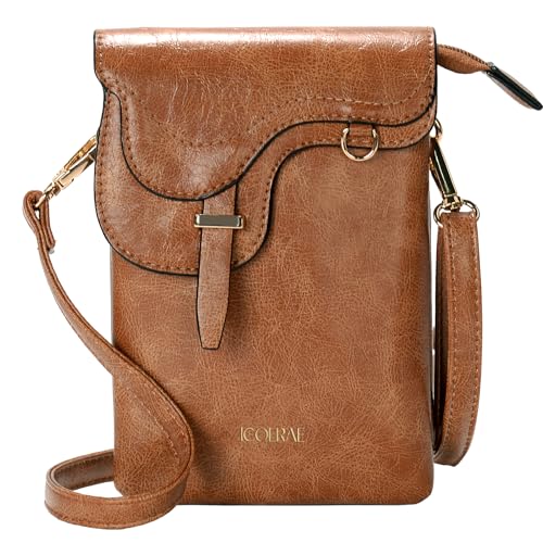 Small Crossbody Bags For Women Trendy Vegan Leather Cell Phone Purse Crossbody Adjustable Strap Handbags