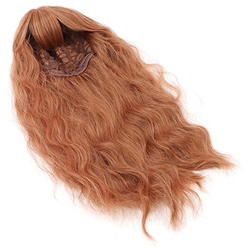 Perruque cosplay dorée longue bouclée : la solution pour changer de coiffure sans effort - 3